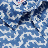 Boys Elephant Palace Blue Abaco Linen Shirt