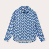 Boys Elephant Palace Blue Abaco Linen Shirt