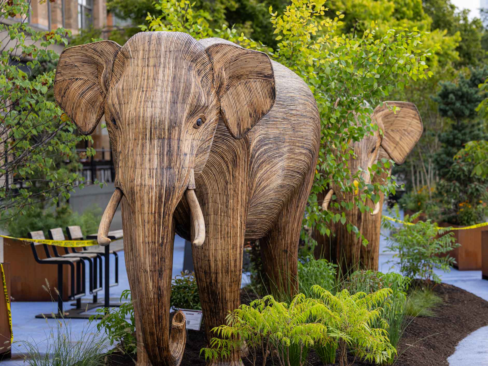 The Great Elephant statues new york city