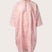 Linen Poncho featuring 'Elephants of India' print in pink, crafted from 100% premium Belgian linen.