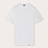 Men's White Lockhart With Tab T-Shirt, smooth and soft plain white essential for everyday wardrobe and holidays