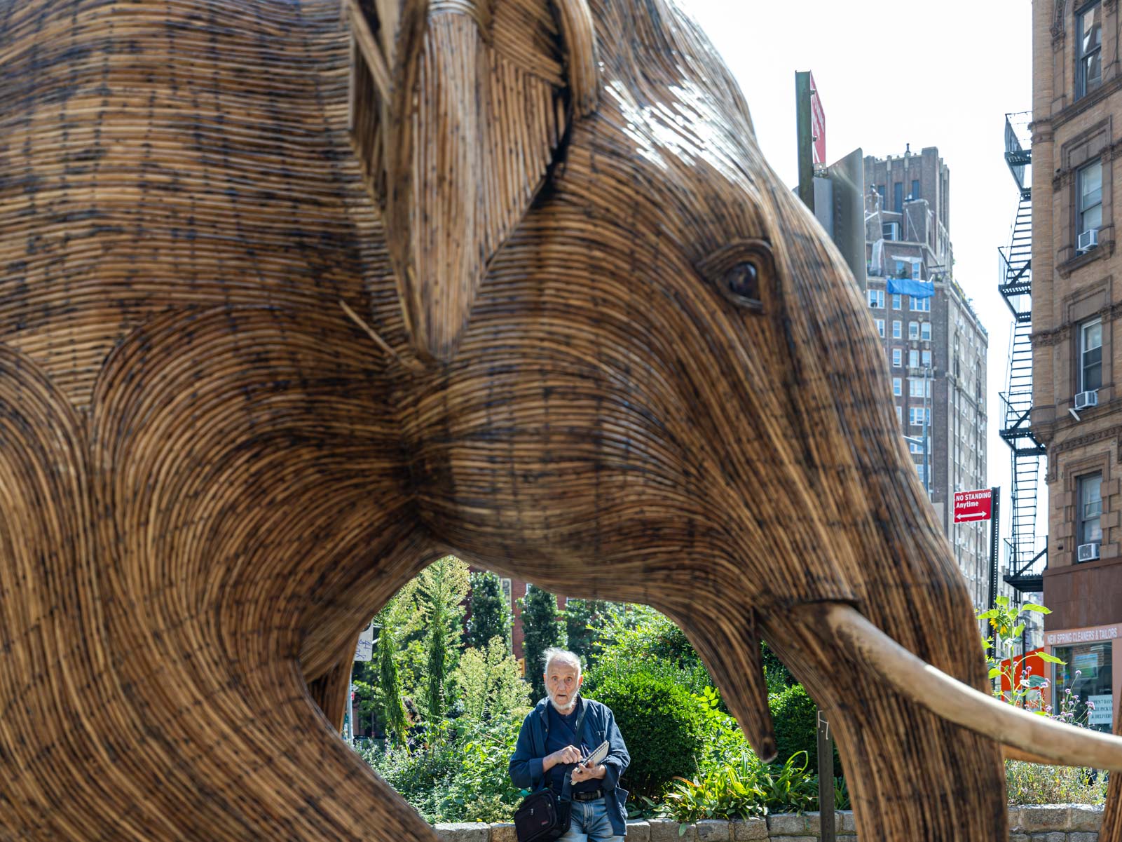 The Great Elephant Migration New York art installation